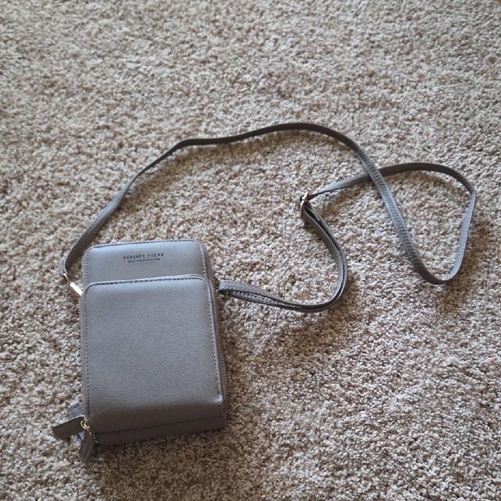 Forever Young Elegant Gray Crossbody Bag